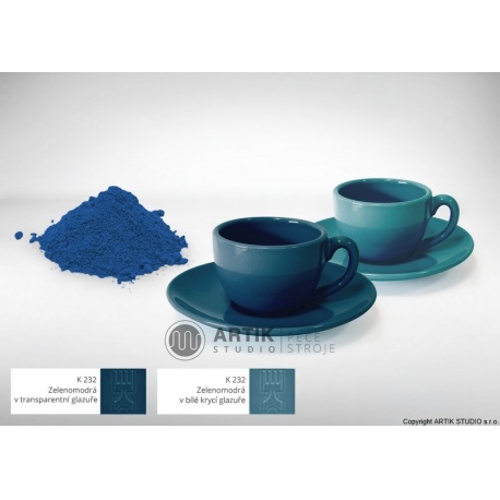 Keramické barvítko K 23321, modrá
