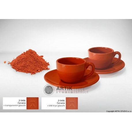 Ceramic stain D 9496, red