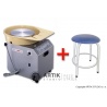 Pottery wheel Nidec Shimpo RK-3D with Stool