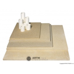 Kiln furniture SET CL 210-5 (4 pcs shelves, cones)