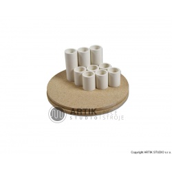 Set of kiln furniture 0 (2 shelves, cones)