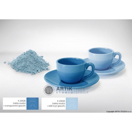 Keramické barvítko K 23028, světle modrá