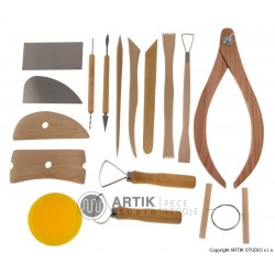 Sada hrnčířského nářadí rozšířená 16 ks