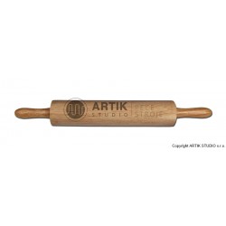 Váleček dřevěný velký s ložisky, 54/6,8 cm