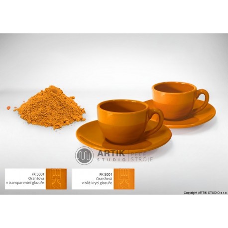Keramické barvítko K 63093, oranžová