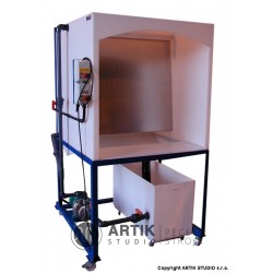 Glazovací box G166 s vodní clonou, 400V