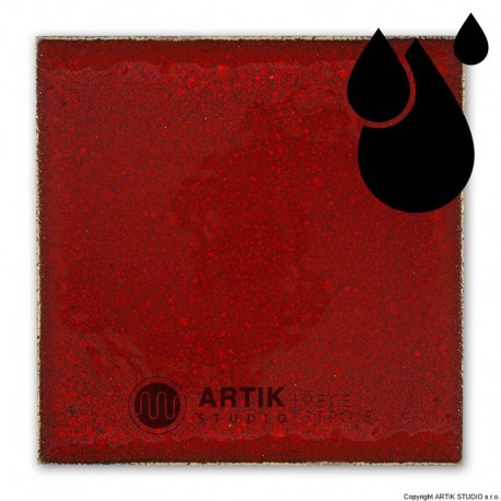 Tekut&aacute; glazura PK 685t, Kardin&aacute;ln&iacute; červen&aacute;, 200 ml