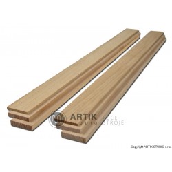 Sada vodicích lišt 6 ks (2 ks od 3, 5 a 7 mm)