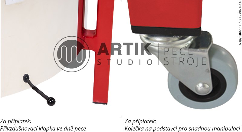 Detail přivzdušnovací klapky Kittec CB 105